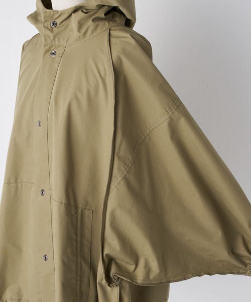 BEARDSLEY（ビアズリー）の「経年美化する素材 ドルマンマウンテンパーカー（マウンテンパーカー・レディース・カーキ/ブラック・0/1）」の18枚目の写真