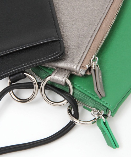 LEPSIM（レプシィム）の「【HAPPYカラーNEWYEAR】ポーチショルダーバッグ　259890（ショルダーバッグ・レディース・ゴールド/グリーン/シルバー・ONE SIZE）」の11枚目の写真