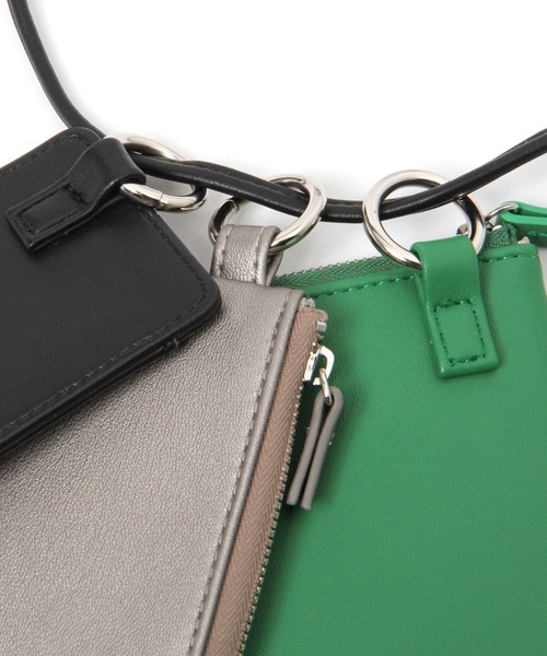 LEPSIM（レプシィム）の「【HAPPYカラーNEWYEAR】ポーチショルダーバッグ　259890（ショルダーバッグ・レディース・ゴールド/グリーン/シルバー・ONE SIZE）」の12枚目の写真