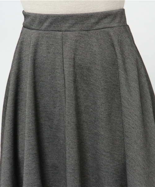 mystic（ミスティック）の「起毛スムースフレアスカート（スカート・レディース・ネイビー/チャコールグレー/ブラック/ボルドー・ﾌﾘ-）」の8枚目の写真