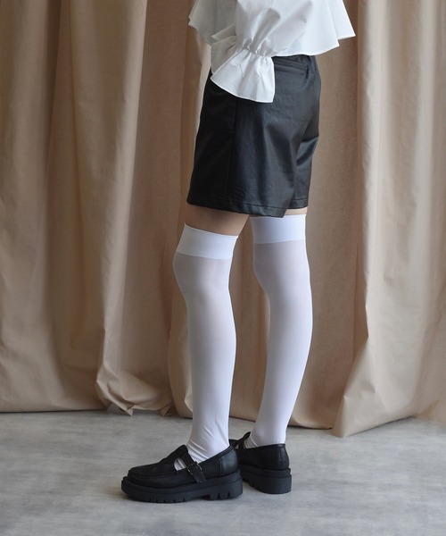 Alley by w closet(アリーバイダブルクローゼット)の「【Alley】グルカ風厚底シューズ(ローファー・レディース・ホワイト/ブラック・M/L)」の11枚目の写真