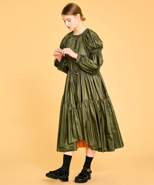 LANVIN en Bleu ライトタフタドレスコート LANVIN en Bleu（ランバンオンブルー）の「ライトタフタドレスコート
