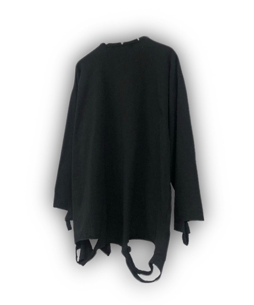 XU(エックスユー)の「【XU/エックスユー】damage long sleeve tee/ダメージロンティ ダメージ ビッグロンティ 長袖Tシャツ(Tシャツ/カットソー・メンズ・ホワイト/グレー/ブラック・ONE SIZE)」の7枚目の写真