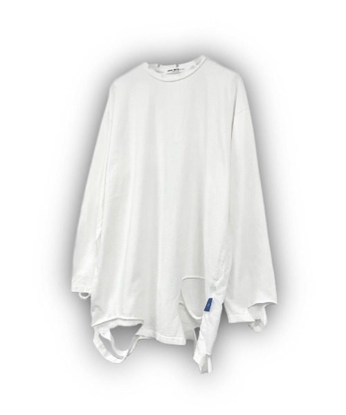 XU(エックスユー)の「【XU/エックスユー】damage long sleeve tee/ダメージロンティ ダメージ ビッグロンティ 長袖Tシャツ(Tシャツ/カットソー・メンズ・ホワイト/グレー/ブラック・ONE SIZE)」の20枚目の写真