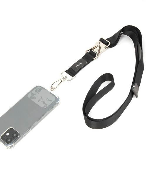 Beau're（ヴュレ）の「BEAURE ヴュレ ナイロンテープ モバイルストラップ ショルダー（スマホケース/カバー・レディース・ベージュ/カーキ・FREE）」の6枚目の写真