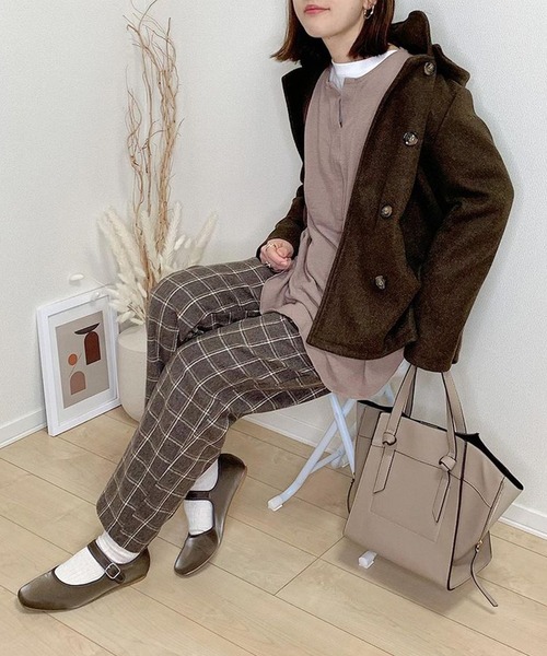 セール】2wayデザインショートコート（ピーコート）｜La-gemme