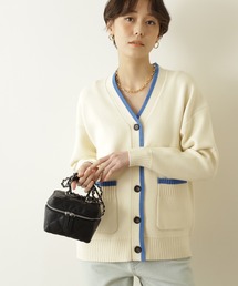 N.（N. Natural Beauty Basic） | ◆ライン入りポケットＶカーディガン(カーディガン/ボレロ)
