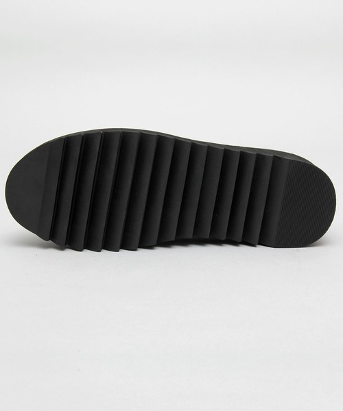 glabella（グラベラ）の「厚底シャークソール Uチップ レースアップオックスフォードシューズ（ドレスシューズ・メンズ・ブラック/ブラック系その他/ブラック系その他2・S/M/L）」の14枚目の写真