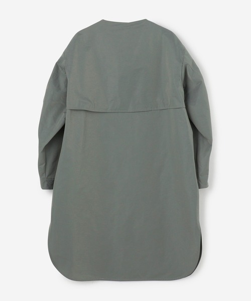 LE GLAZIK（ルグラジック）の「LE GLAZIK | ポリエステルタフタ ノーカラーコート WOMEN（ノーカラーコート・レディース・グレー/ベージュ・36）」の21枚目の写真