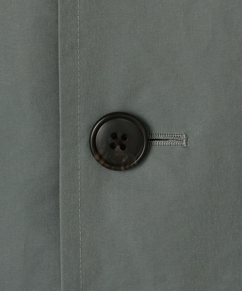 LE GLAZIK（ルグラジック）の「LE GLAZIK | ポリエステルタフタ ノーカラーコート WOMEN（ノーカラーコート・レディース・グレー/ベージュ・36）」の11枚目の写真