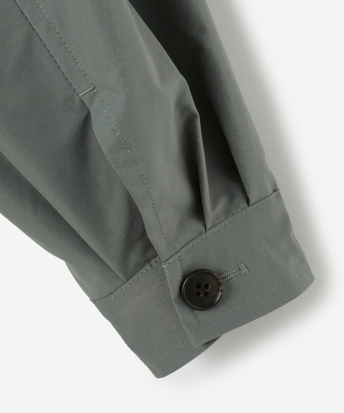 LE GLAZIK（ルグラジック）の「LE GLAZIK | ポリエステルタフタ ノーカラーコート WOMEN（ノーカラーコート・レディース・グレー/ベージュ・36）」の7枚目の写真