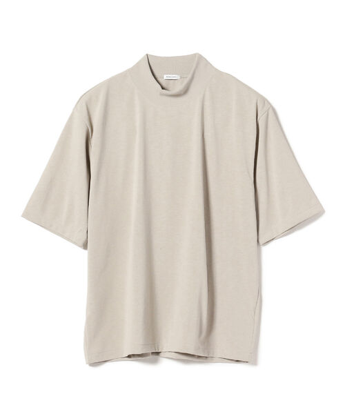 BEAMS LIGHTS（ビームスライツ）の「BEAMS LIGHTS / ポリコット モックネック Tシャツ（Tシャツ/カットソー・メンズ・オリーブ/ライトグレー・SMALL/MEDIUM/LARGE）」の9枚目の写真