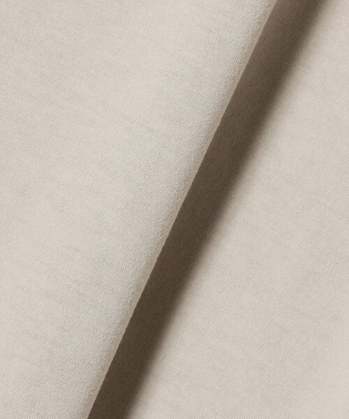 BEAMS LIGHTS（ビームスライツ）の「BEAMS LIGHTS / ポリコット モックネック Tシャツ（Tシャツ/カットソー・メンズ・オリーブ/ライトグレー・SMALL/MEDIUM/LARGE）」の12枚目の写真