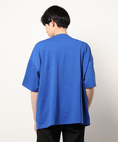 JUGLANS(ユグランス)の「【RINGS】リメイクカレッジBIG-TEE(Tシャツ/カットソー・メンズ・ホワイト/ブルー/グリーン・M/L)」の5枚目の写真