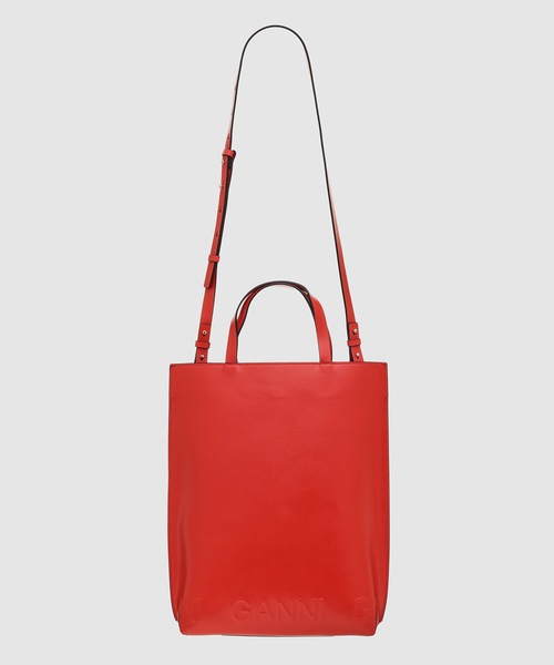 GANNI(ガニー)☆MEDIUM BANNER TOTE STRAP BAG☆カラバリあり GANNI ガニー banner tote bag トートバッグ（Ganni(ガニー
