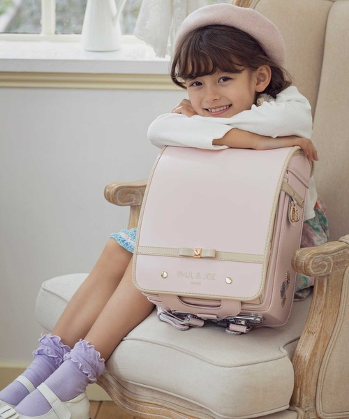 PAUL&JOE（ポールアンドジョー）の「PAUL & JOE(ポール & ジョー)クリザンテームフレンチリボンランドセル（ランドセル・キッズ・ミント/ネイビー/スカイブルー/ライラック/キャメル/ピンク・ONE SIZE）」の9枚目の写真