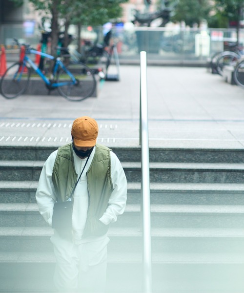 HUNTISM(ハンティズム)の「HUNTISM ハンティズム / CF Umpire Cap コットンフランネル アンパイアキャップ 6パネルキャップ / htm223005(キャップ・メンズ・オレンジ/ネイビー/ブラック/オリーブ/ベージュ・MEDIUM/SMALL)」の12枚目の写真