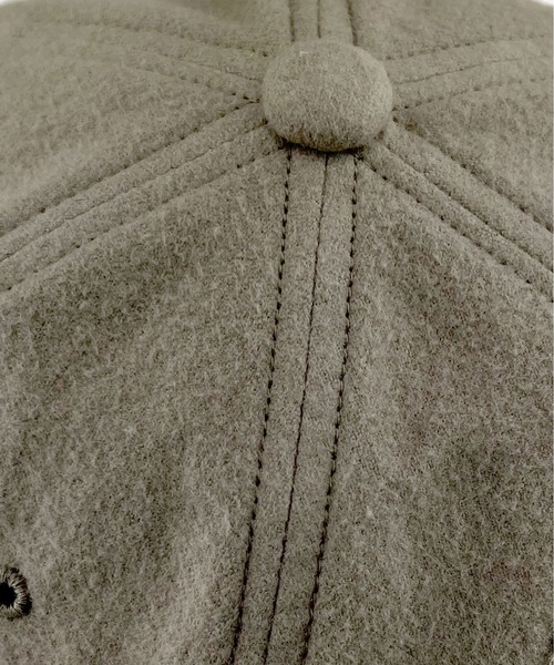 HUNTISM(ハンティズム)の「HUNTISM ハンティズム / CF Umpire Cap コットンフランネル アンパイアキャップ 6パネルキャップ / htm223005(キャップ・メンズ・オレンジ/ネイビー/ブラック/オリーブ/ベージュ・MEDIUM/SMALL)」の13枚目の写真