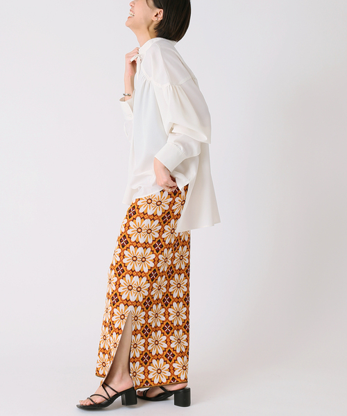 B.C STOCK（ベーセーストック）の「リネンライクスキッパーブラウス◆（シャツ/ブラウス・レディース・ホワイト/ブラック/イエロー・FREE）」の10枚目の写真