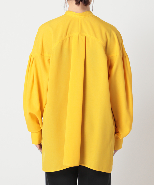 B.C STOCK（ベーセーストック）の「リネンライクスキッパーブラウス◆（シャツ/ブラウス・レディース・ホワイト/ブラック/イエロー・FREE）」の18枚目の写真