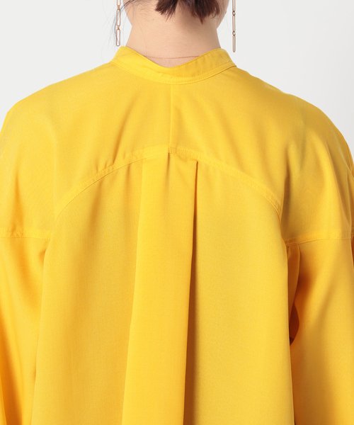 B.C STOCK（ベーセーストック）の「リネンライクスキッパーブラウス◆（シャツ/ブラウス・レディース・ホワイト/ブラック/イエロー・FREE）」の19枚目の写真