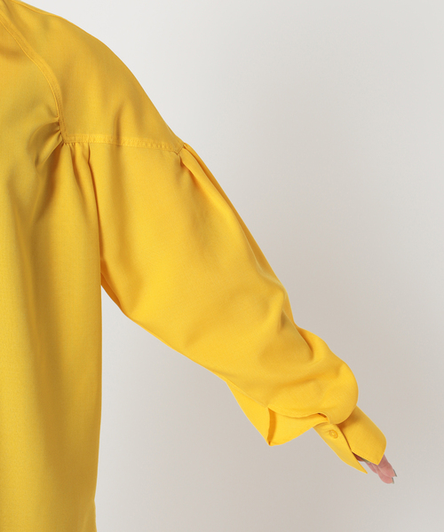 B.C STOCK（ベーセーストック）の「リネンライクスキッパーブラウス◆（シャツ/ブラウス・レディース・ホワイト/ブラック/イエロー・FREE）」の21枚目の写真