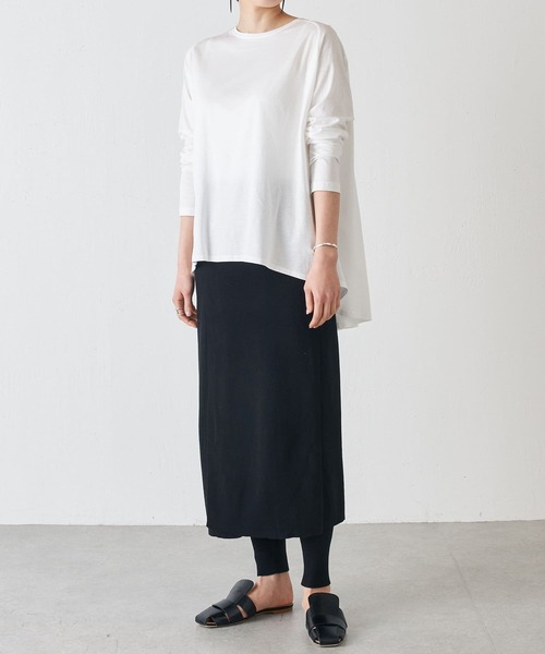 BEARDSLEY（ビアズリー）の「スカートセットパンツ（その他パンツ・レディース・ブラック/ネイビー・FREE）」の3枚目の写真