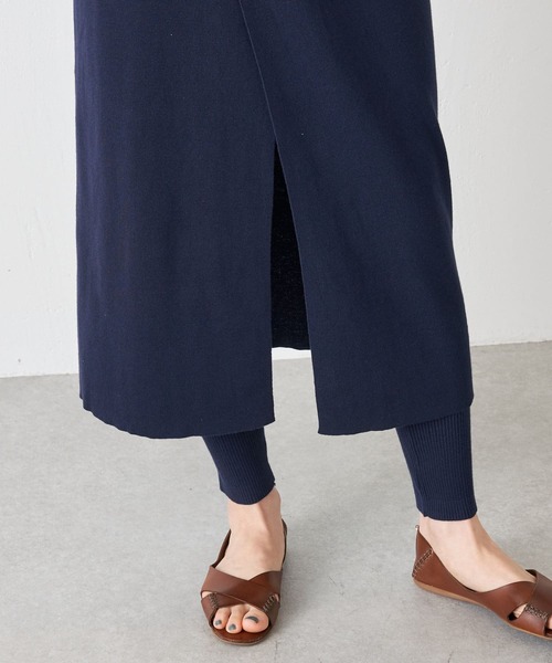 BEARDSLEY（ビアズリー）の「スカートセットパンツ（その他パンツ・レディース・ブラック/ネイビー・FREE）」の4枚目の写真