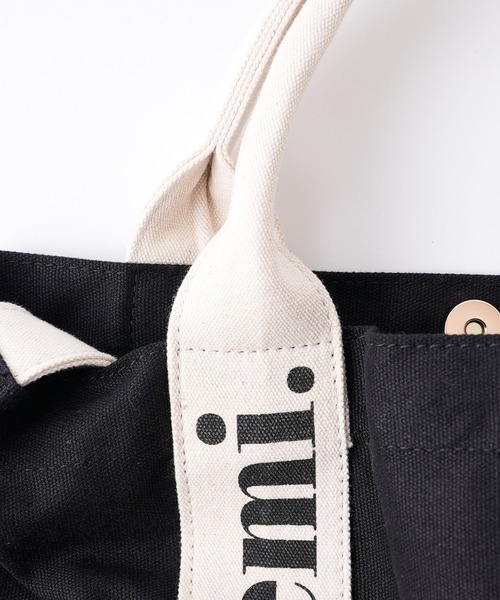 Seemi. byNICECLAUP( シーミーバイナイスクラップ)の「Seemiロゴトートバッグ(トートバッグ・レディース・ブラック/ホワイト系その他・FREE)」の18枚目の写真