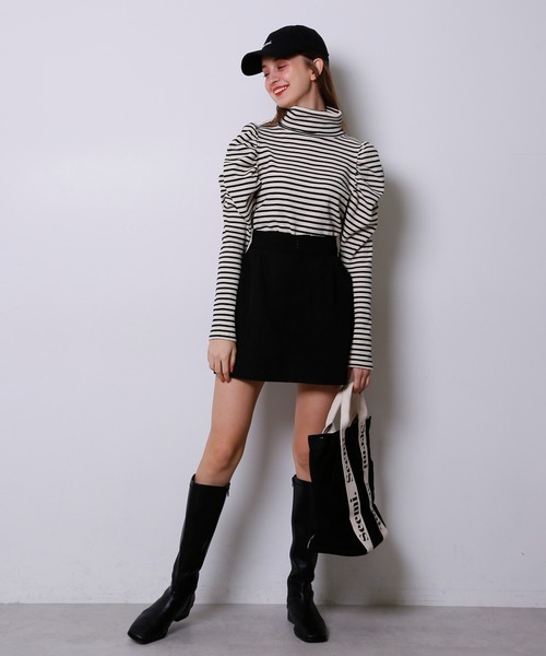 Seemi. byNICECLAUP( シーミーバイナイスクラップ)の「Seemiロゴトートバッグ(トートバッグ・レディース・ブラック/ホワイト系その他・FREE)」の11枚目の写真