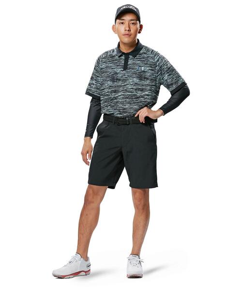 UNDER ARMOUR（アンダーアーマー）の「UAアイソチル フィッティド ロングスリーブ Vネックシャツ（ゴルフ/メンズ）（Tシャツ/カットソー・メンズ・ホワイト/ブラック・S/L/M/XL/XXL）」の4枚目の写真