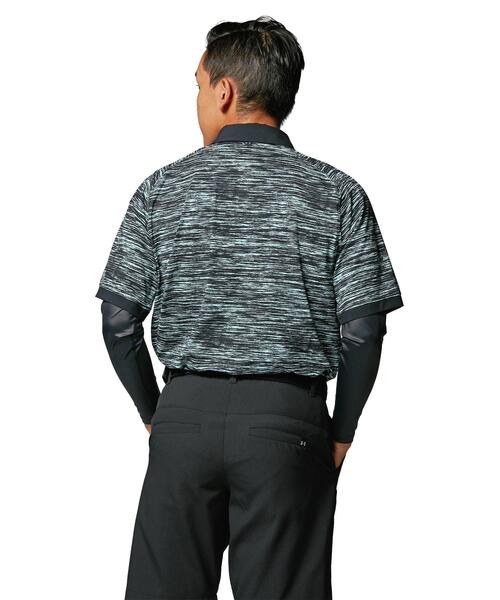 UNDER ARMOUR（アンダーアーマー）の「UAアイソチル フィッティド ロングスリーブ Vネックシャツ（ゴルフ/メンズ）（Tシャツ/カットソー・メンズ・ホワイト/ブラック・S/L/M/XL/XXL）」の9枚目の写真