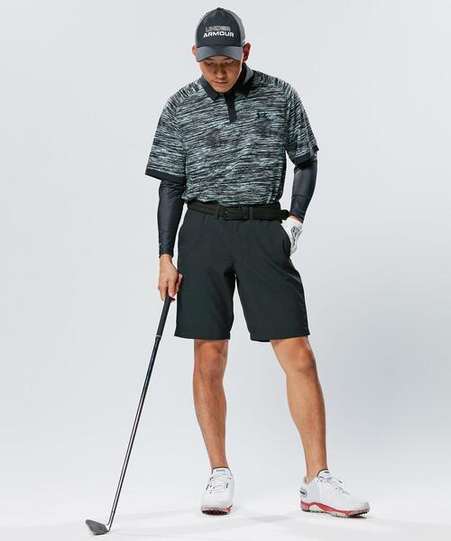 UNDER ARMOUR（アンダーアーマー）の「UAアイソチル フィッティド ロングスリーブ Vネックシャツ（ゴルフ/メンズ）（Tシャツ/カットソー・メンズ・ホワイト/ブラック・S/L/M/XL/XXL）」の10枚目の写真