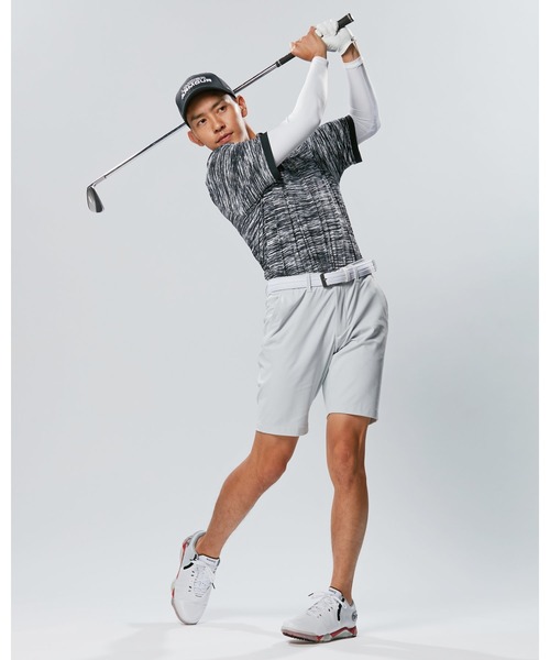 UNDER ARMOUR（アンダーアーマー）の「UAアイソチル フィッティド ロングスリーブ Vネックシャツ（ゴルフ/メンズ）（Tシャツ/カットソー・メンズ・ホワイト/ブラック・S/L/M/XL/XXL）」の11枚目の写真
