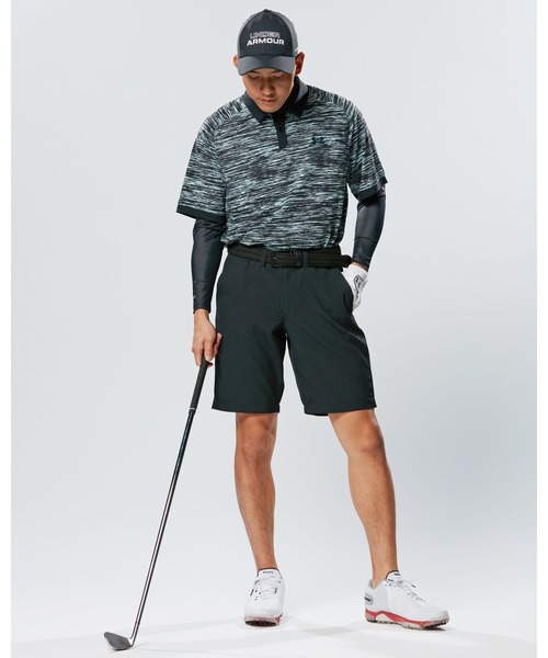 UNDER ARMOUR（アンダーアーマー）の「UAアイソチル フィッティド ロングスリーブ Vネックシャツ（ゴルフ/メンズ）（Tシャツ/カットソー・メンズ・ホワイト/ブラック・S/L/M/XL/XXL）」の14枚目の写真