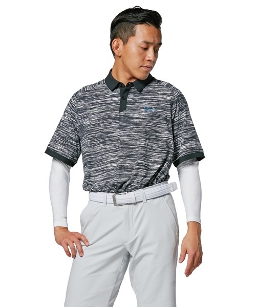 UNDER ARMOUR（アンダーアーマー）の「UAアイソチル フィッティド ロングスリーブ Vネックシャツ（ゴルフ/メンズ）（Tシャツ/カットソー・メンズ・ホワイト/ブラック・S/L/M/XL/XXL）」の16枚目の写真