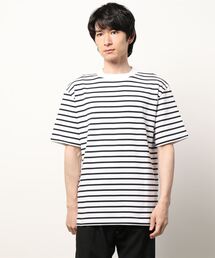 【SUNSPEL / サンスペル】MOCK NECK STRIPE T SHIRT