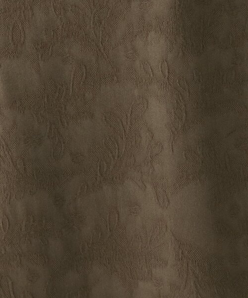 OPAQUE.CLIP（オペークドットクリップ）の「◆ボタニカルジャカードラップスカート【WEB限定サイズ】（スカート・レディース・ブラック/ダークグリーン/ブラウン系その他・42/40/38）」の10枚目の写真