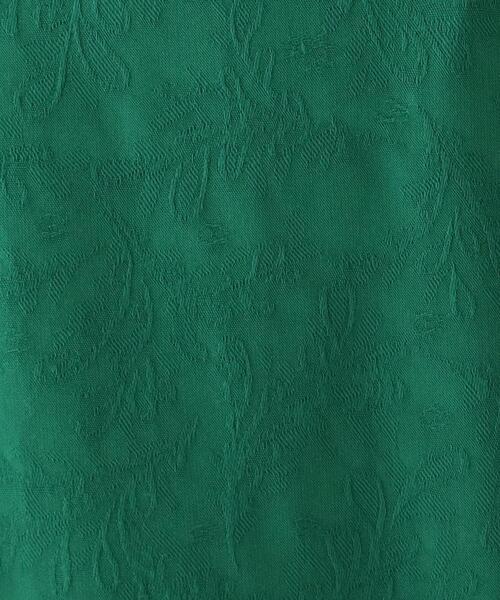 OPAQUE.CLIP（オペークドットクリップ）の「◆ボタニカルジャカードラップスカート【WEB限定サイズ】（スカート・レディース・ブラック/ダークグリーン/ブラウン系その他・42/40/38）」の12枚目の写真