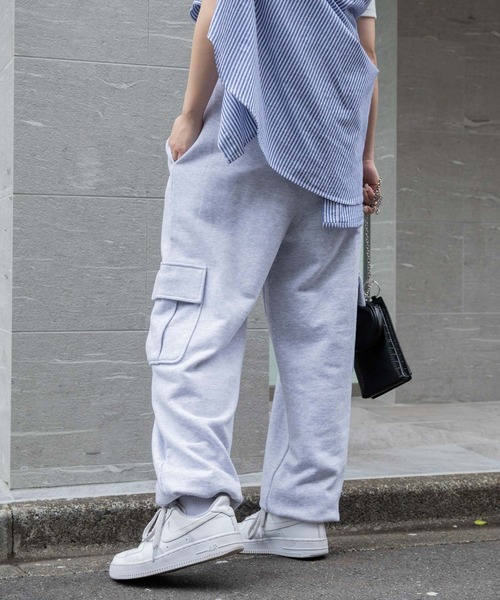 WEGO（ウィゴー）の「■■■WEGO/スウェットカーゴポケットパンツ■■■（カーゴパンツ・レディース・グレー系その他/その他2/ホワイト/その他1・FREE）」の10枚目の写真