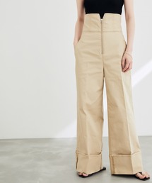 【サステナブル】デニム/チノ コルセットパンツ