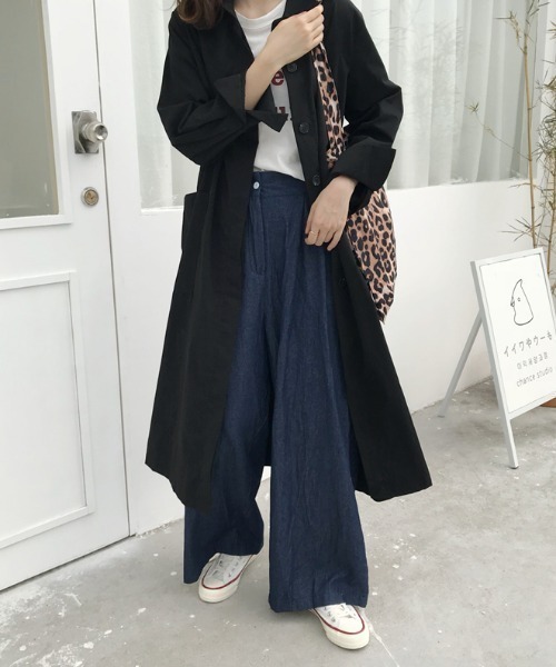 almo（アルモ）の「【almo】ベーシック ステンカラーコート(SP)（ステンカラーコート・レディース・ベージュ・FREE）」の12枚目の写真