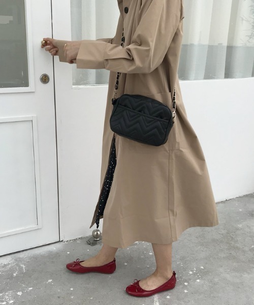 almo（アルモ）の「【almo】ベーシック ステンカラーコート(SP)（ステンカラーコート・レディース・ベージュ・FREE）」の7枚目の写真