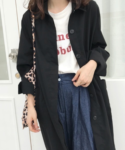 almo（アルモ）の「【almo】ベーシック ステンカラーコート(SP)（ステンカラーコート・レディース・ベージュ・FREE）」の18枚目の写真