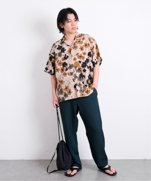 JOURNAL STANDARD(ジャーナルスタンダード)の「ウォールパターン 総柄 半袖シャツ(シャツ/ブラウス・メンズ・ベージュ系その他/ベージュ/ベージュ系その他2/ブラウン系その他・MEDIUM/LARGE)」の13枚目の写真