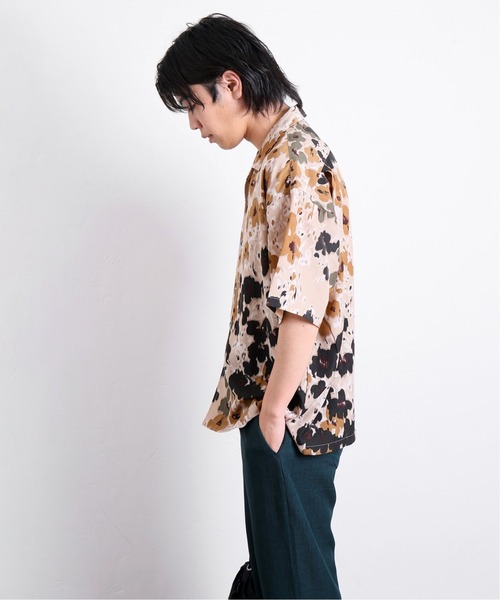 JOURNAL STANDARD(ジャーナルスタンダード)の「ウォールパターン 総柄 半袖シャツ(シャツ/ブラウス・メンズ・ベージュ系その他/ベージュ/ベージュ系その他2/ブラウン系その他・MEDIUM/LARGE)」の11枚目の写真