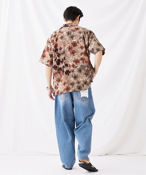 JOURNAL STANDARD(ジャーナルスタンダード)の「ウォールパターン 総柄 半袖シャツ(シャツ/ブラウス・メンズ・ベージュ系その他/ベージュ/ベージュ系その他2/ブラウン系その他・MEDIUM/LARGE)」の9枚目の写真