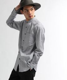 HARE | スタンドカラーストライプシャツ(HARE)(シャツ/ブラウス)