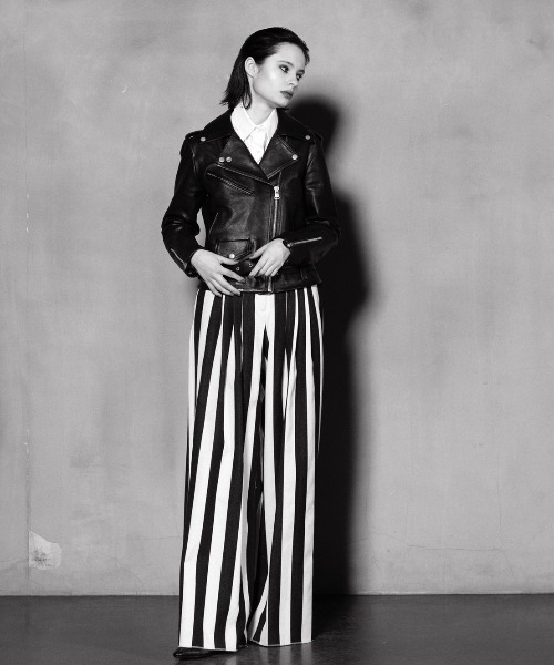 BACKLASH(バックラッシュ)の「Ballet by BACKLASH/バレエ バイ バックラッシュ/3 tack stripe pants(その他パンツ・レディース・ブラック・MEDIUM/SMALL)」の6枚目の写真