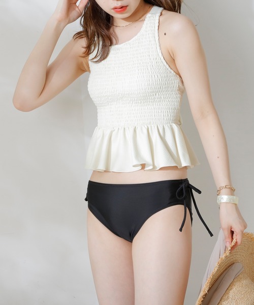 Chico（チコ）の「【水着/パンツ/WEB限定】レースアップショーツ